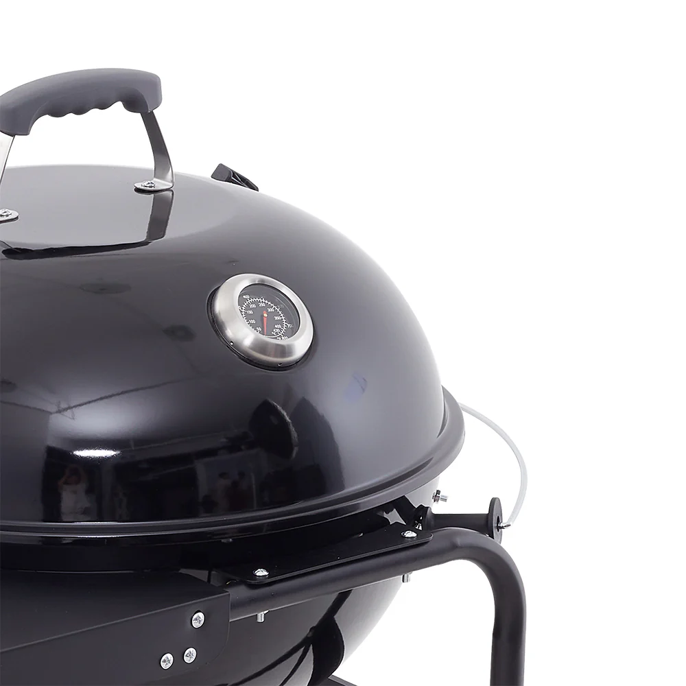 Breeins Outdoor Round Charcoal Grill with Side Table - Image 3