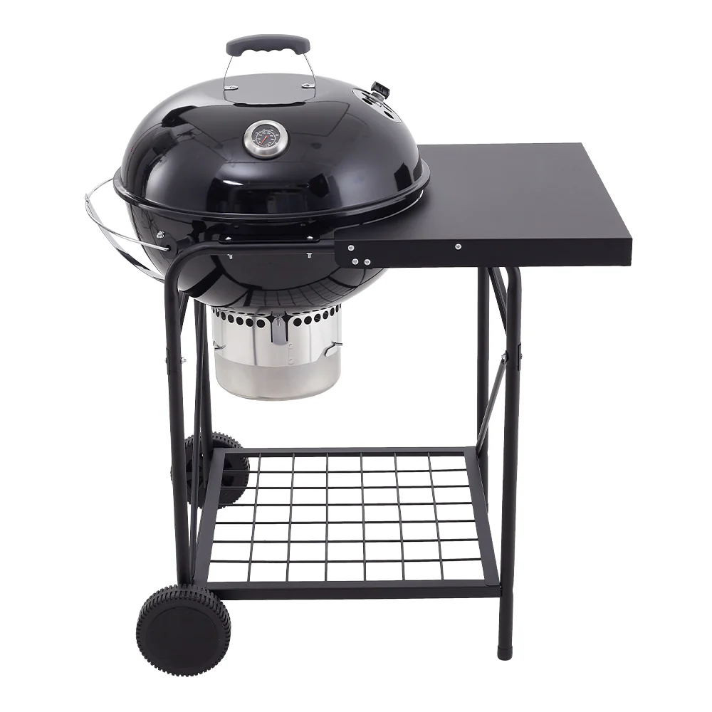 Breeins Outdoor Round Charcoal Grill with Side Table - Image 7
