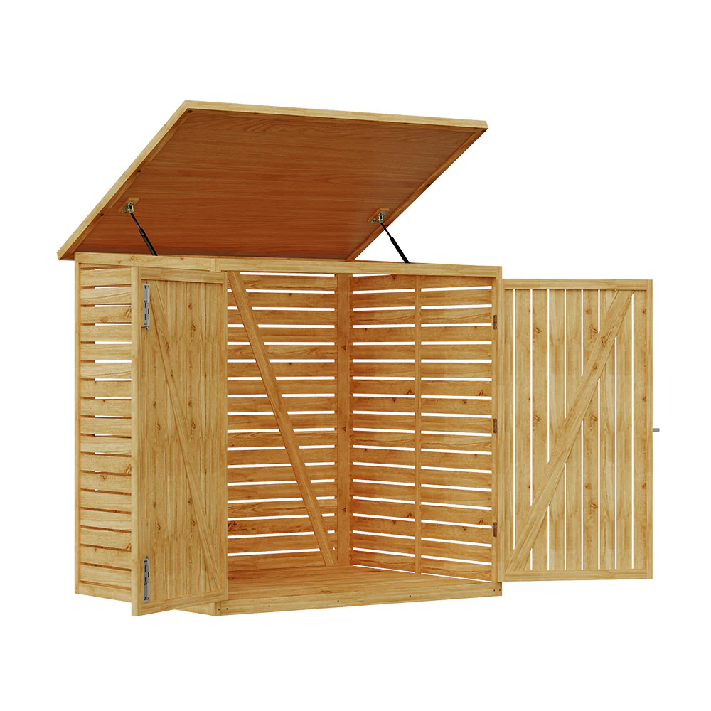 Breeins Outdoor Trash Bin Storage Shed