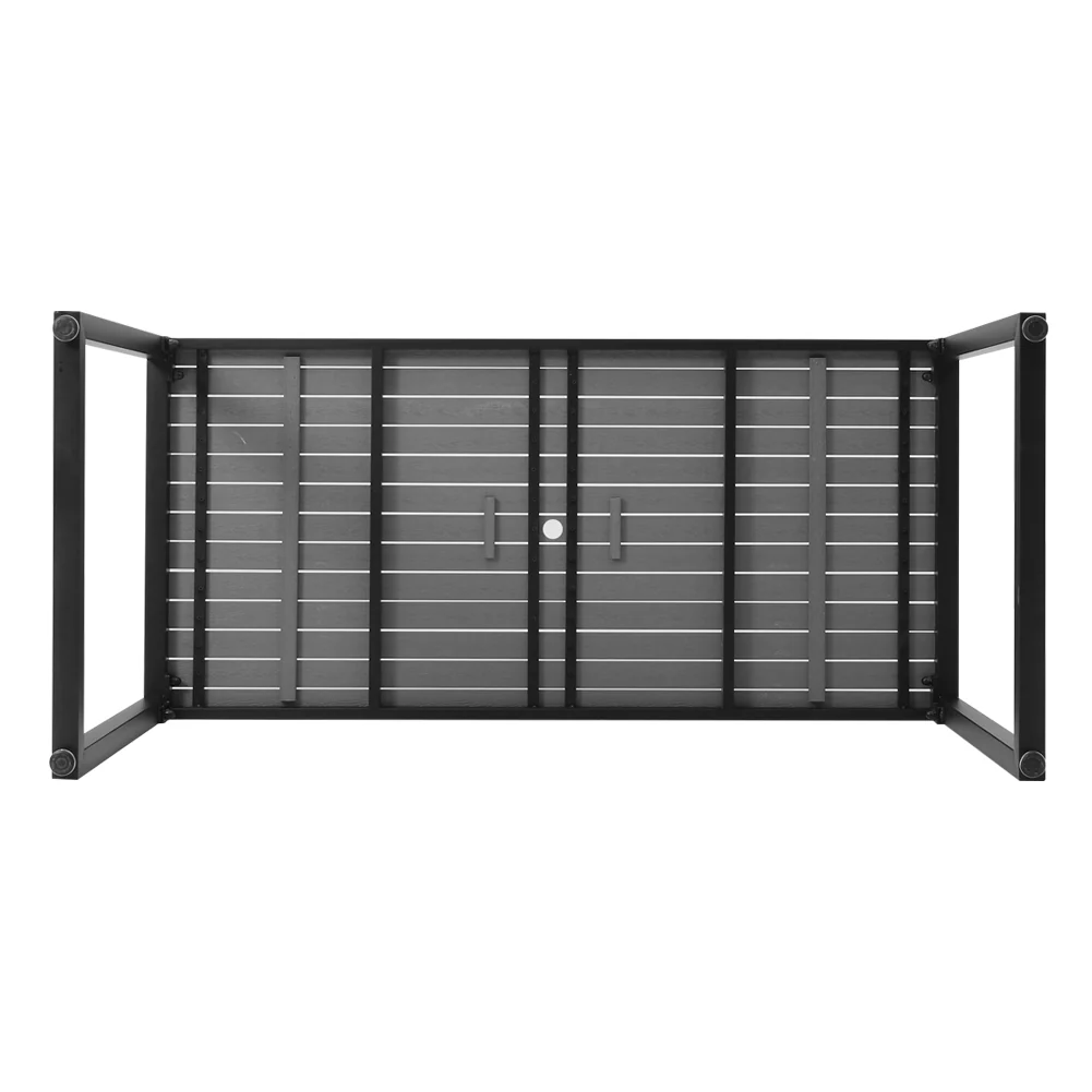 Breeins Patio Table Bench Set with Parasol Hole - Image 6