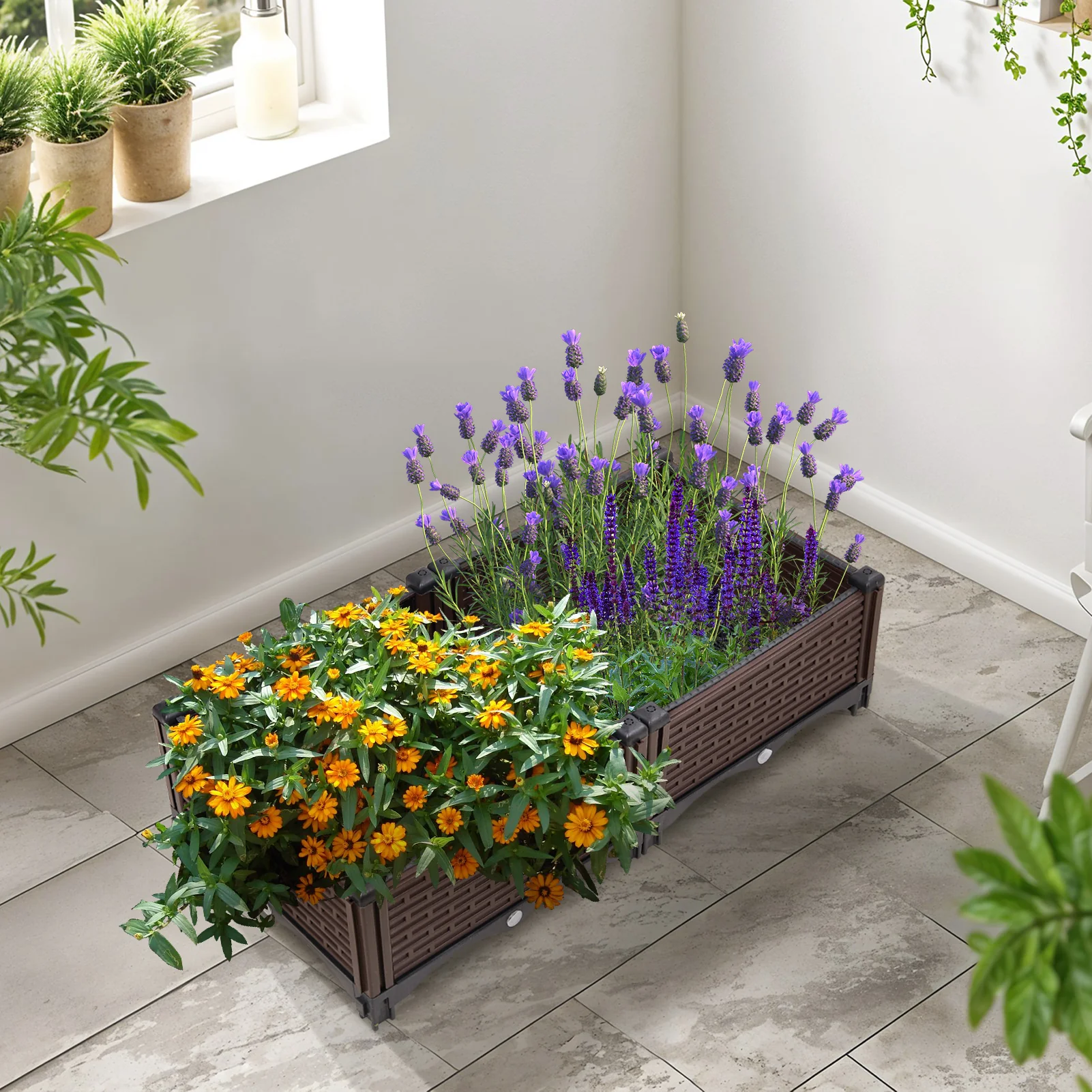 Breeins Plastic Raised Garden Bed Planter Box - Image 2
