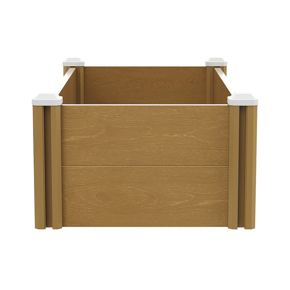 Breeins Plastic Wood-Grain Raised Garden Bed Planter - Image 5