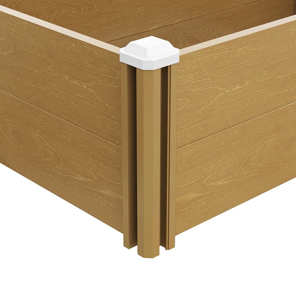 Breeins Plastic Wood-Grain Raised Garden Bed Planter - Image 6