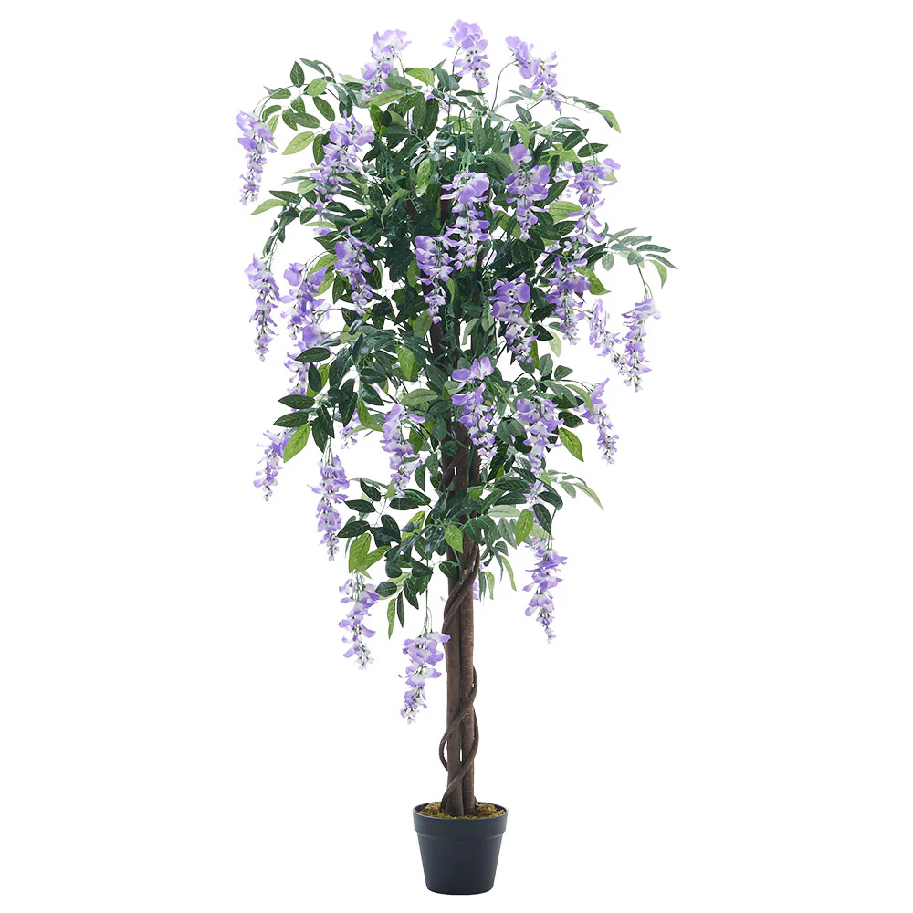 Breeins Potted Artificial Bean Flower Tree - Image 6