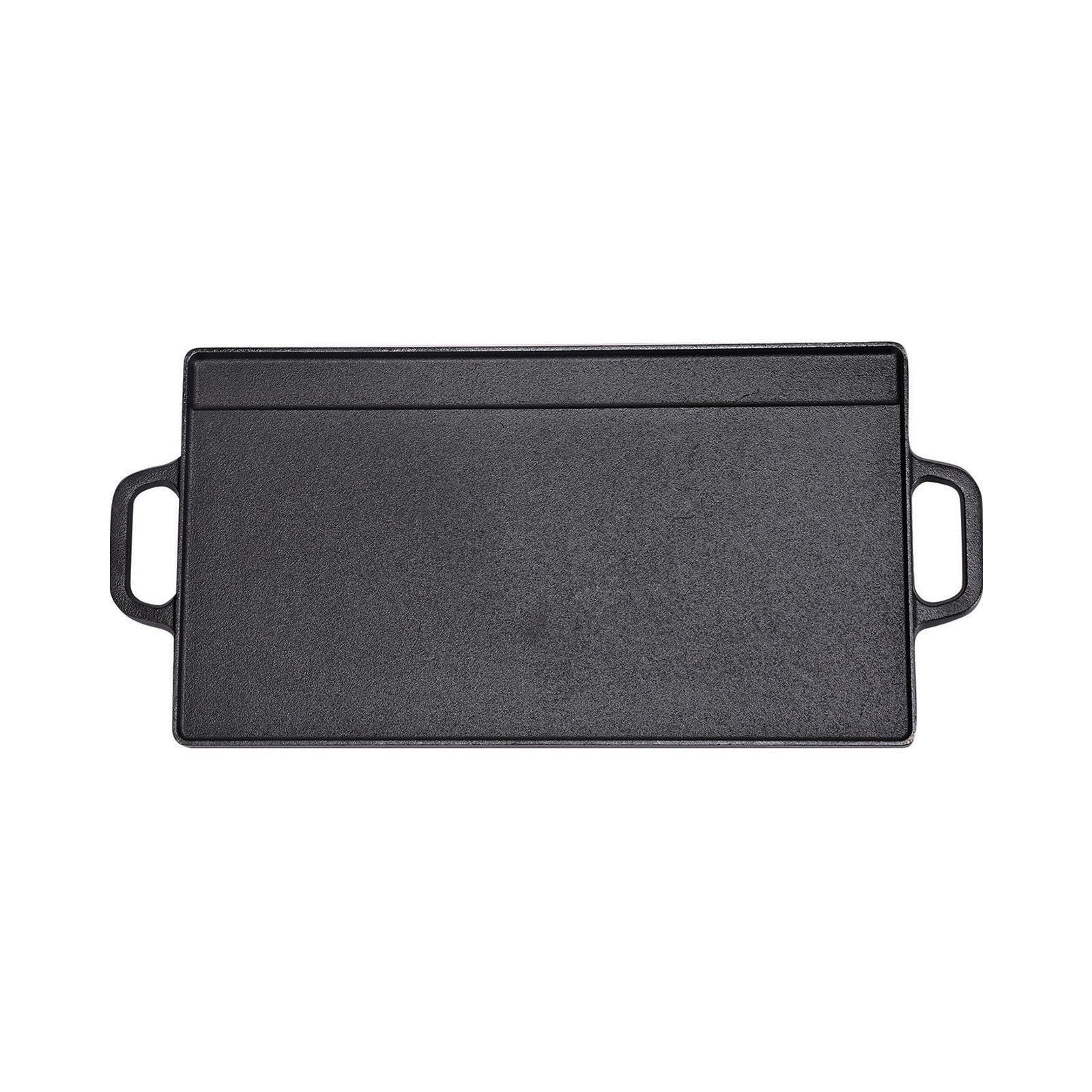 Breeins Rectangular Cast-Iron Reversible Griddle & Grill Pan - Image 3