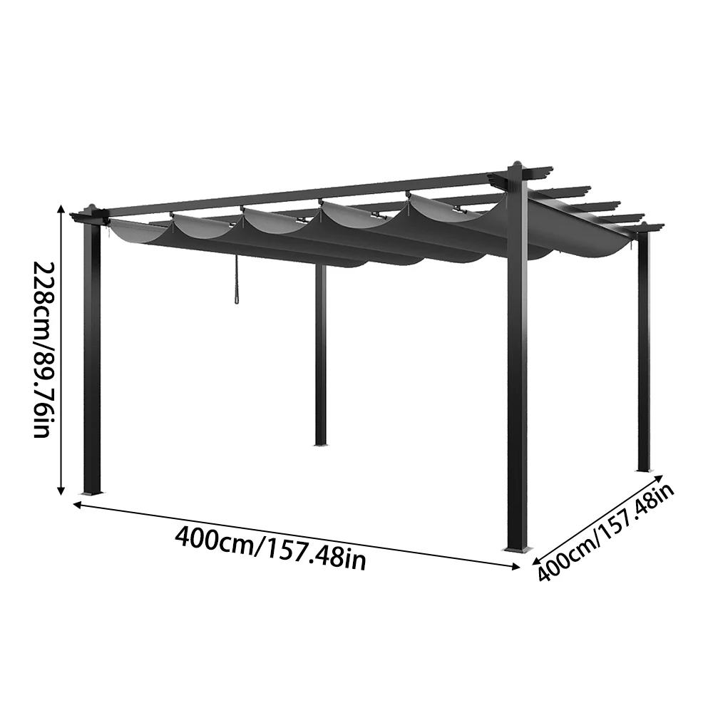 Breeins Retractable Roof Pergola With Weatherproof Canopy - Image 7