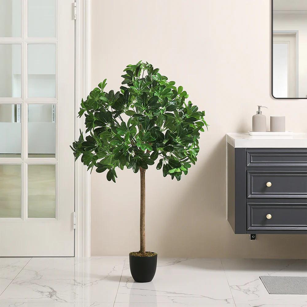 Breeins Schefflera Arboricola Tree in Pot for Decoration - Image 2