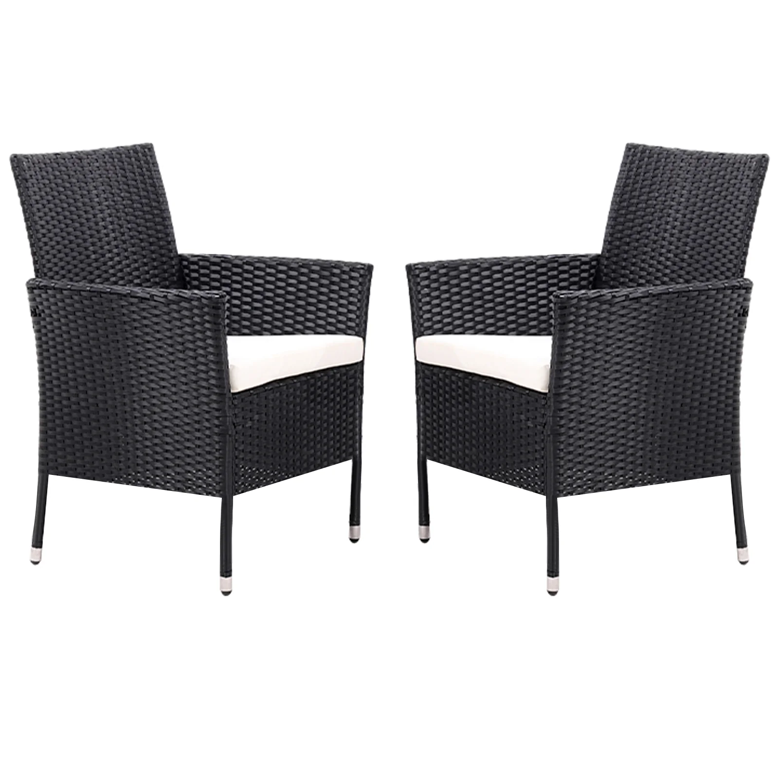 Breeins Set Of Rattan Chairs Garden Furniture Set Of 2 Or 4 - Image 7