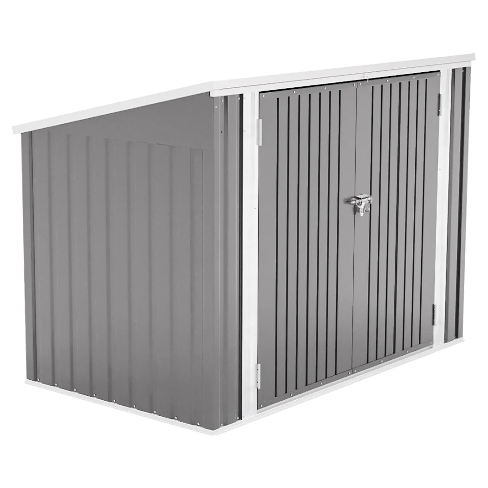 Breeins Steel Trash Can Recycle Bin Enclosure Storage Shed