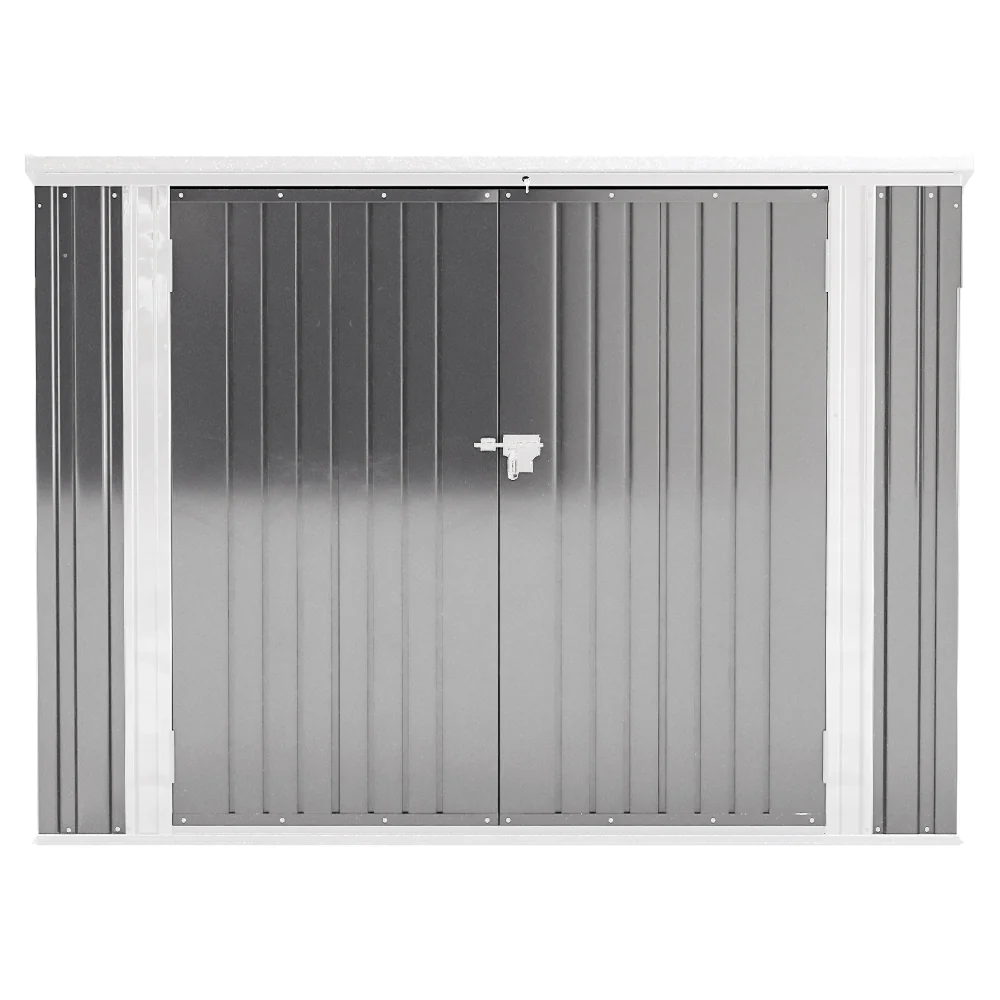 Breeins Steel Trash Can Recycle Bin Enclosure Storage Shed - Image 4
