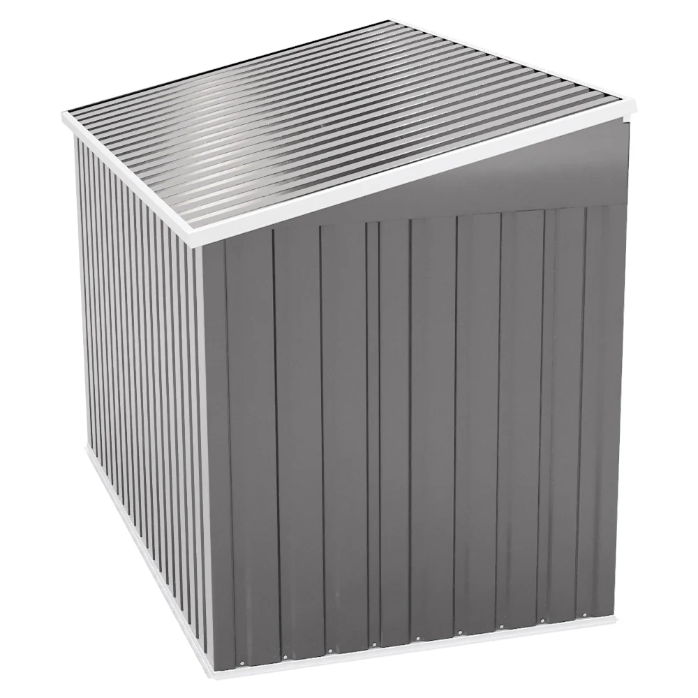 Breeins Steel Trash Can Recycle Bin Enclosure Storage Shed - Image 5
