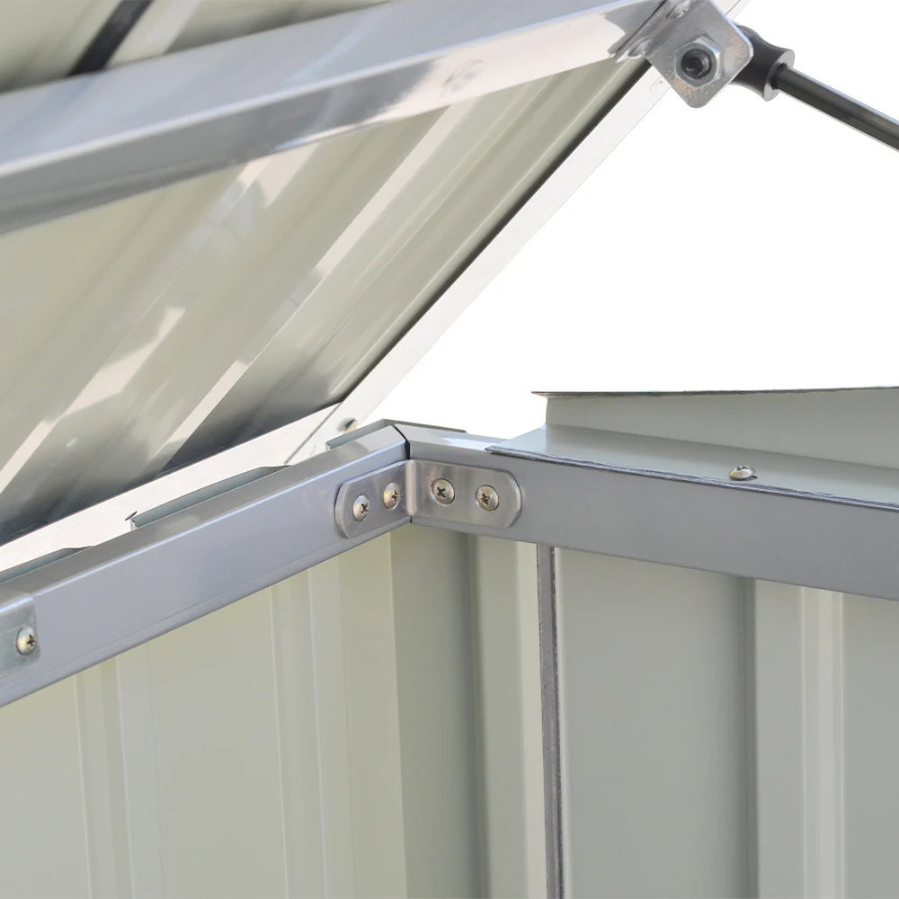 Breeins Steel Trash Can Recycle Bin Enclosure Storage Shed - Image 9