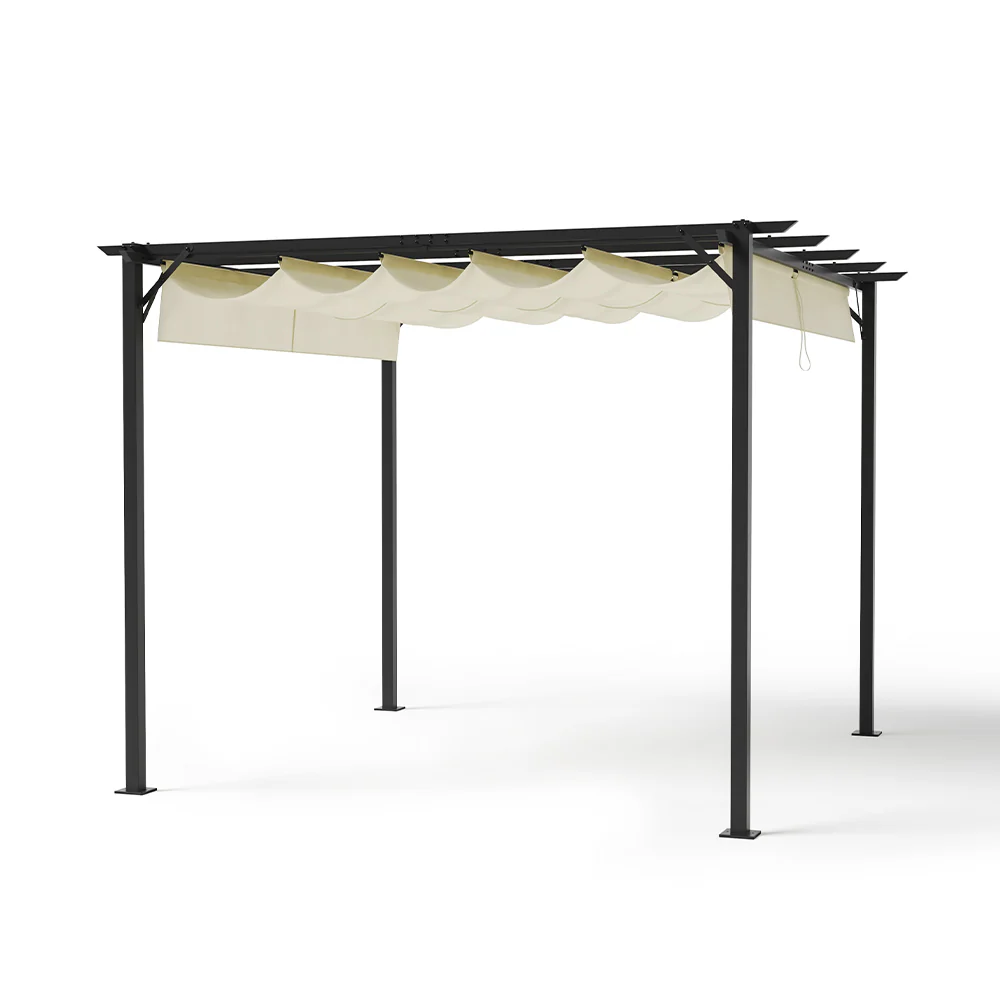 Breeins Sun Shelter Steel Pergola for Outdoors - Image 3