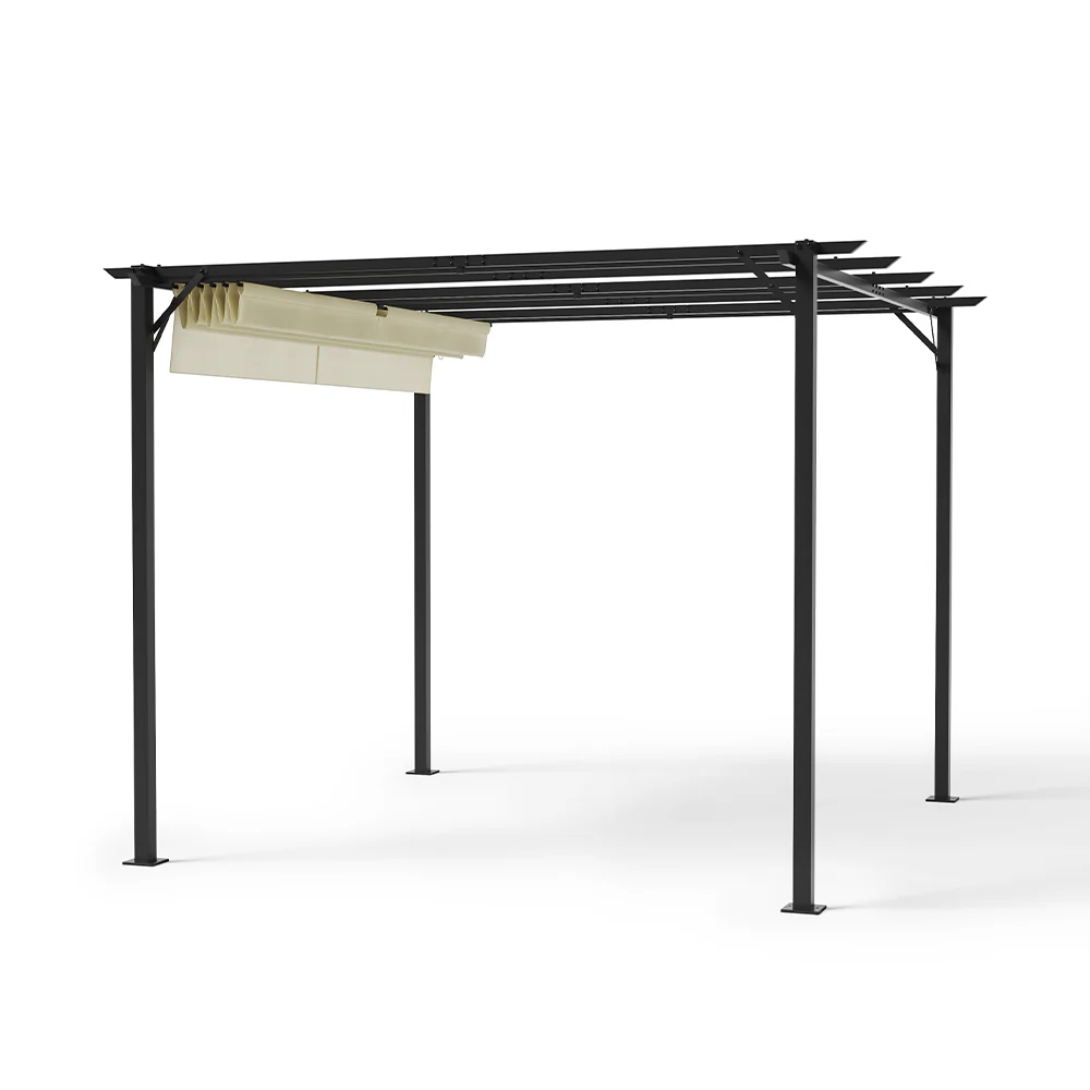 Breeins Sun Shelter Steel Pergola for Outdoors - Image 4