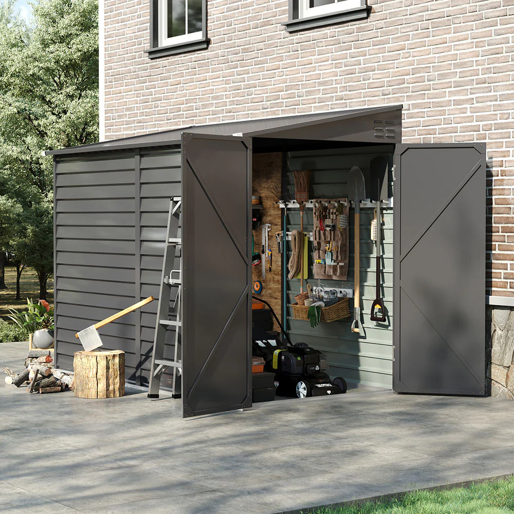 Breeins Weatherproof Steel Garden Storage Unit - Image 2