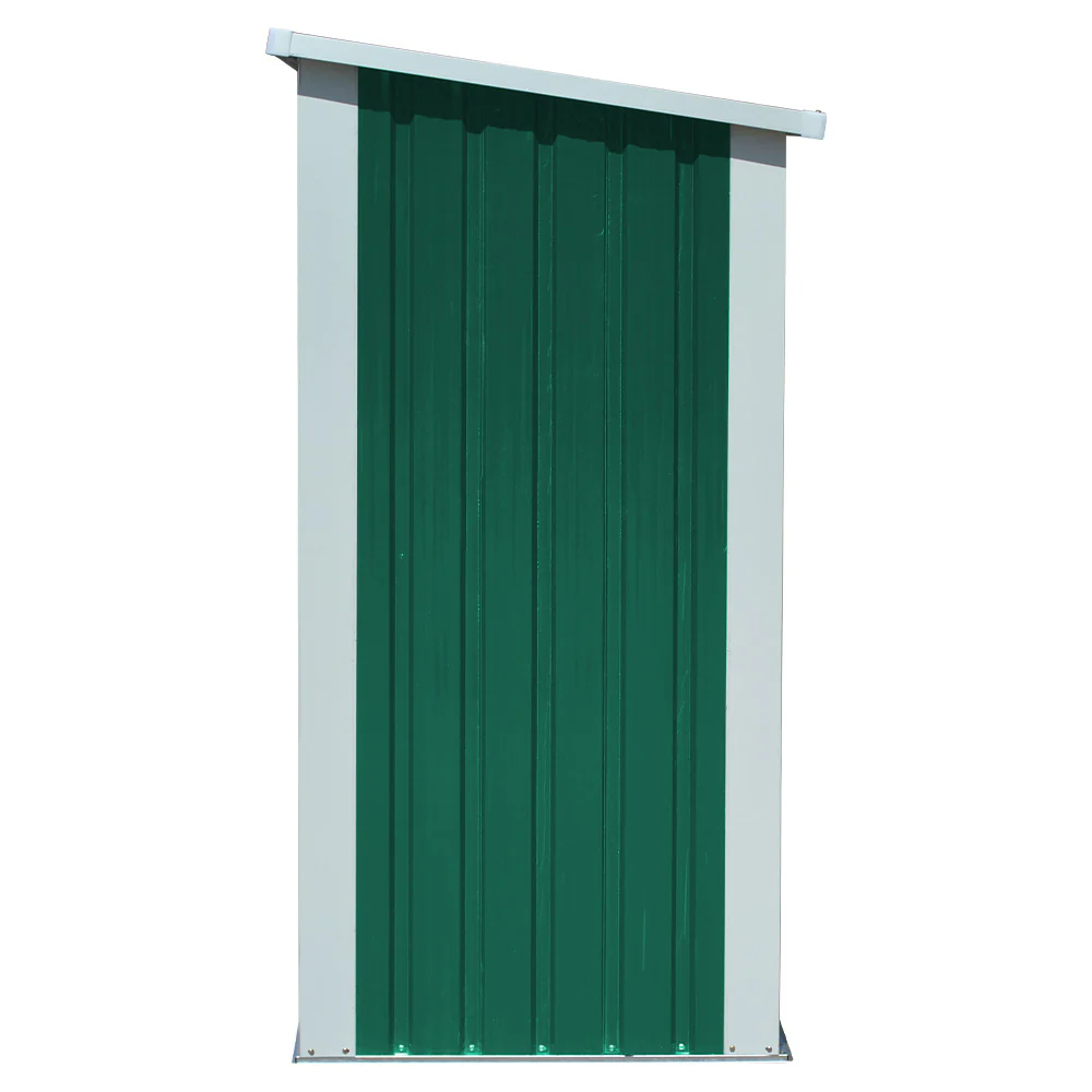 Breeins Zinc Steel Firewood Log Storage Shed 10x3 Ft - Image 5