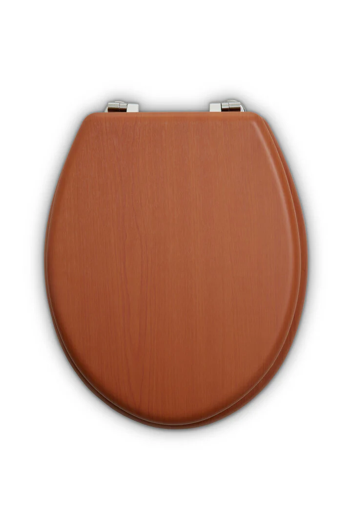 Brooks Antique Brown Toilet Seat