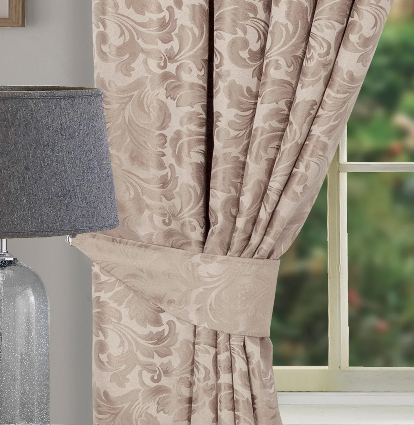 BUCKINGHAM NATURAL CUSHION COVER - Image 2