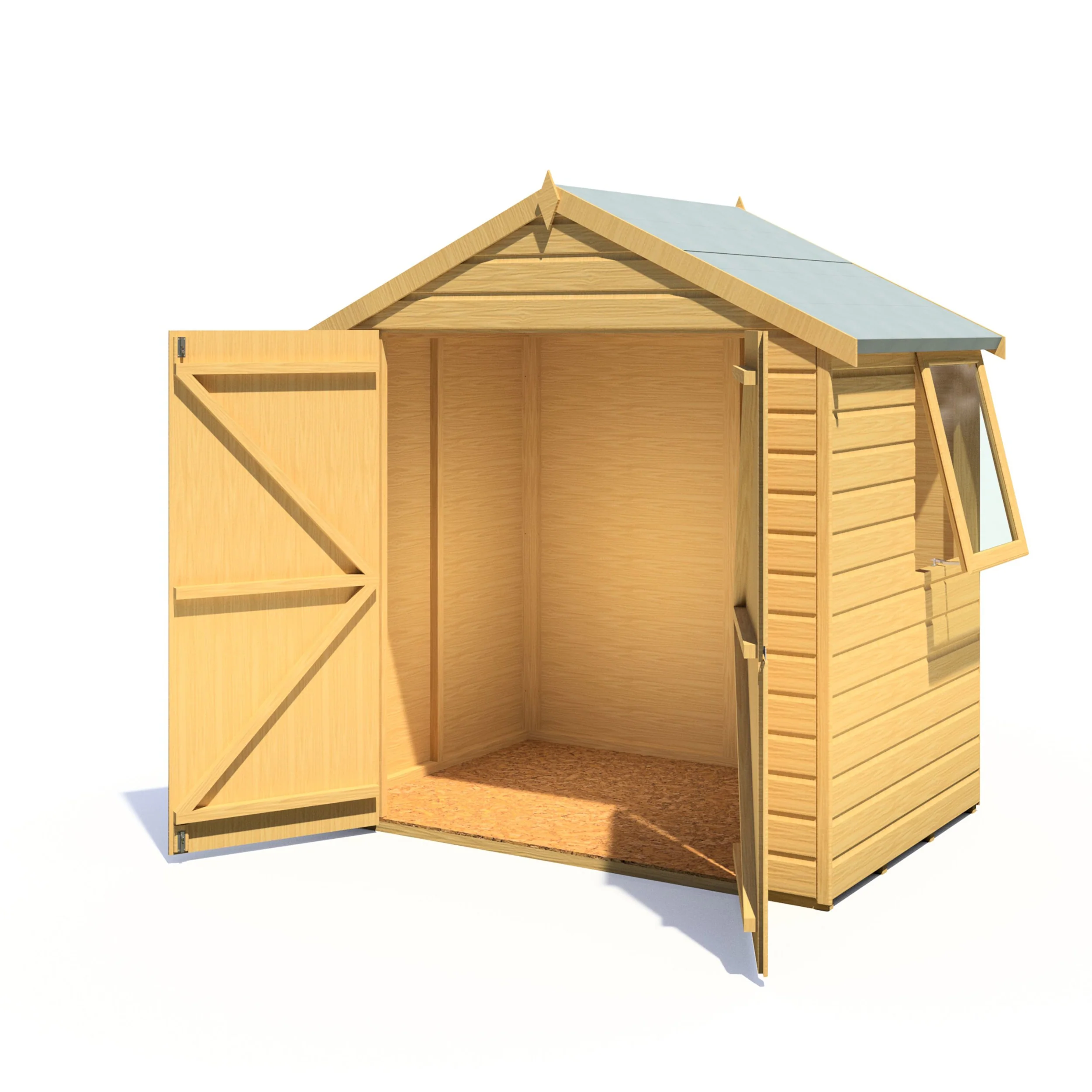 Bute 4 X 6 Shiplap Apex Shed - Image 4