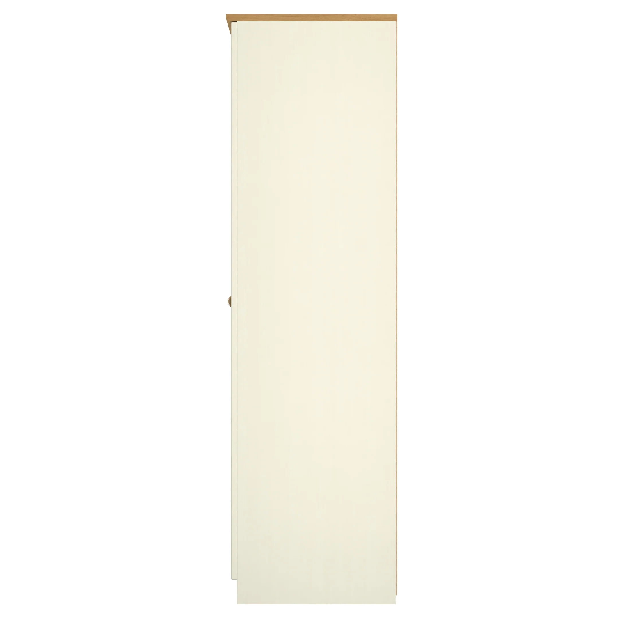 Byland Ready Assembled 2 Door Wardrobe in Cream Ash & Modern Oak - Image 5
