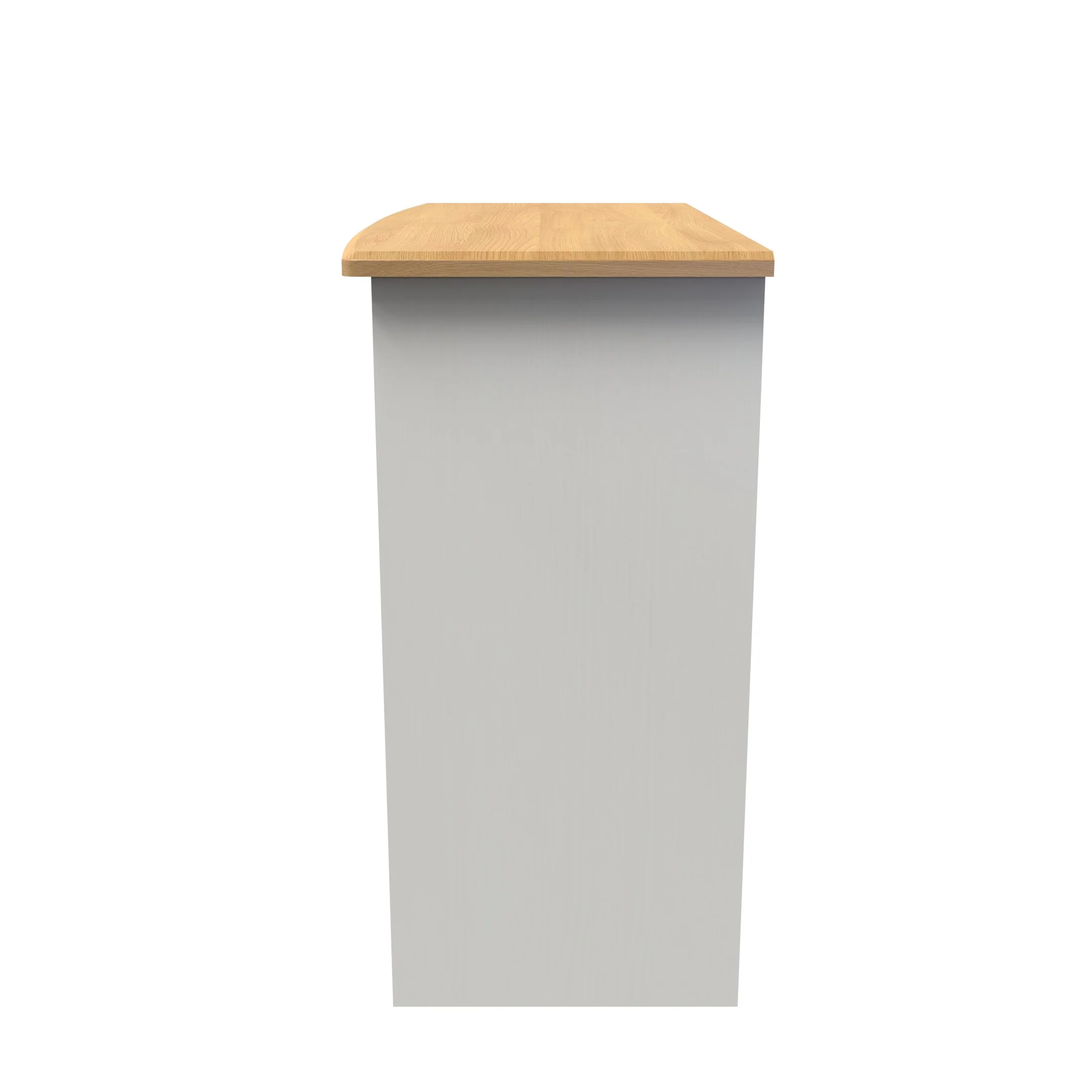 Byland Ready Assembled Vanity in Cream Ash & Modern Oak - Image 5
