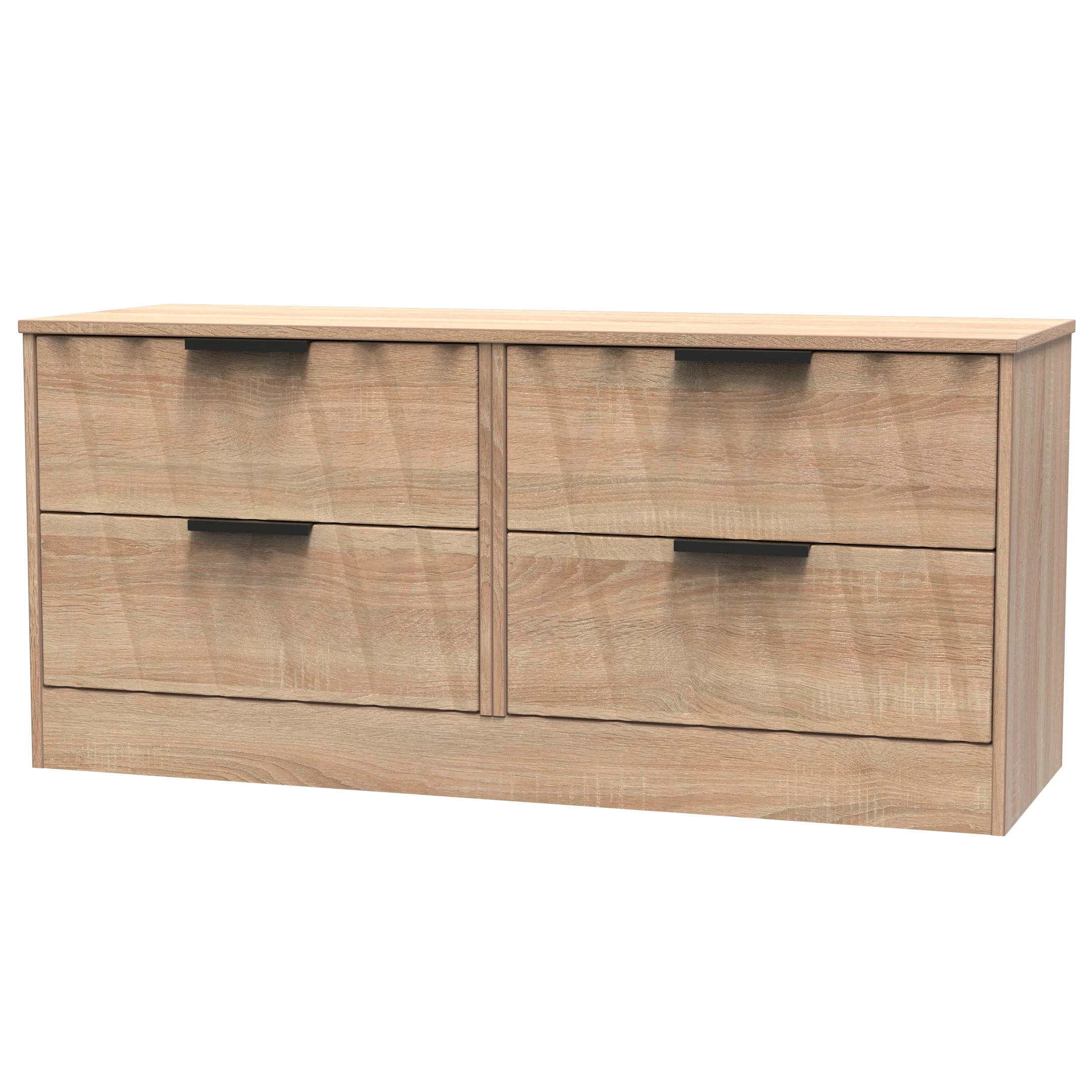 Calgary Ready Assembled 4 Drawer Bed Box in Bardolino Oak - Image 3