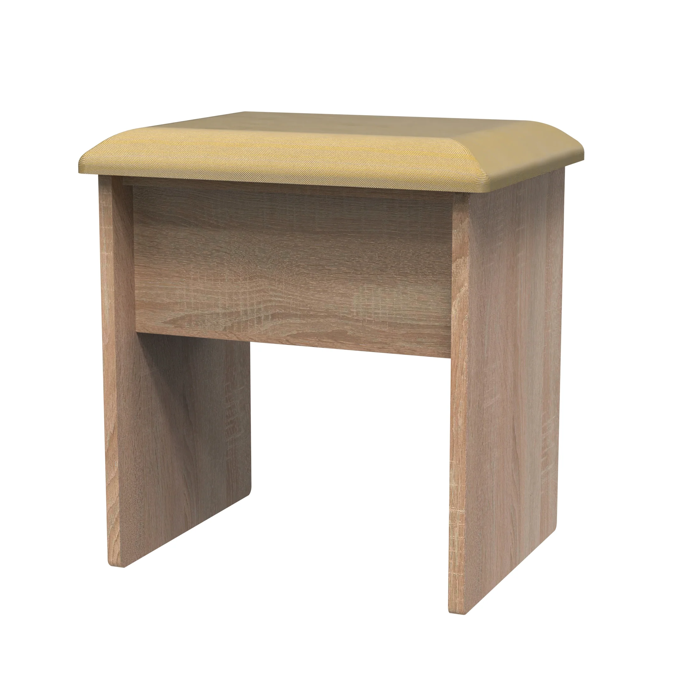 Calgary Ready Assembled Stool in Bardolino Oak - Image 3