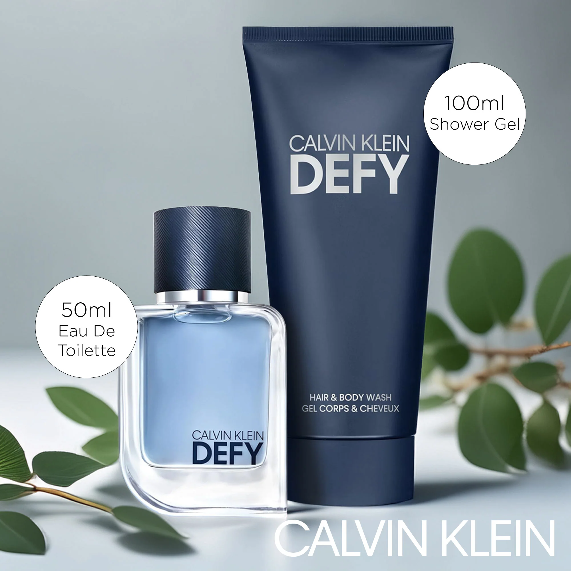 Calvin Klein Defy 2 Piece Gift Set: Eau de Toilette 50ml - Shower Gel 100ml - Image 6