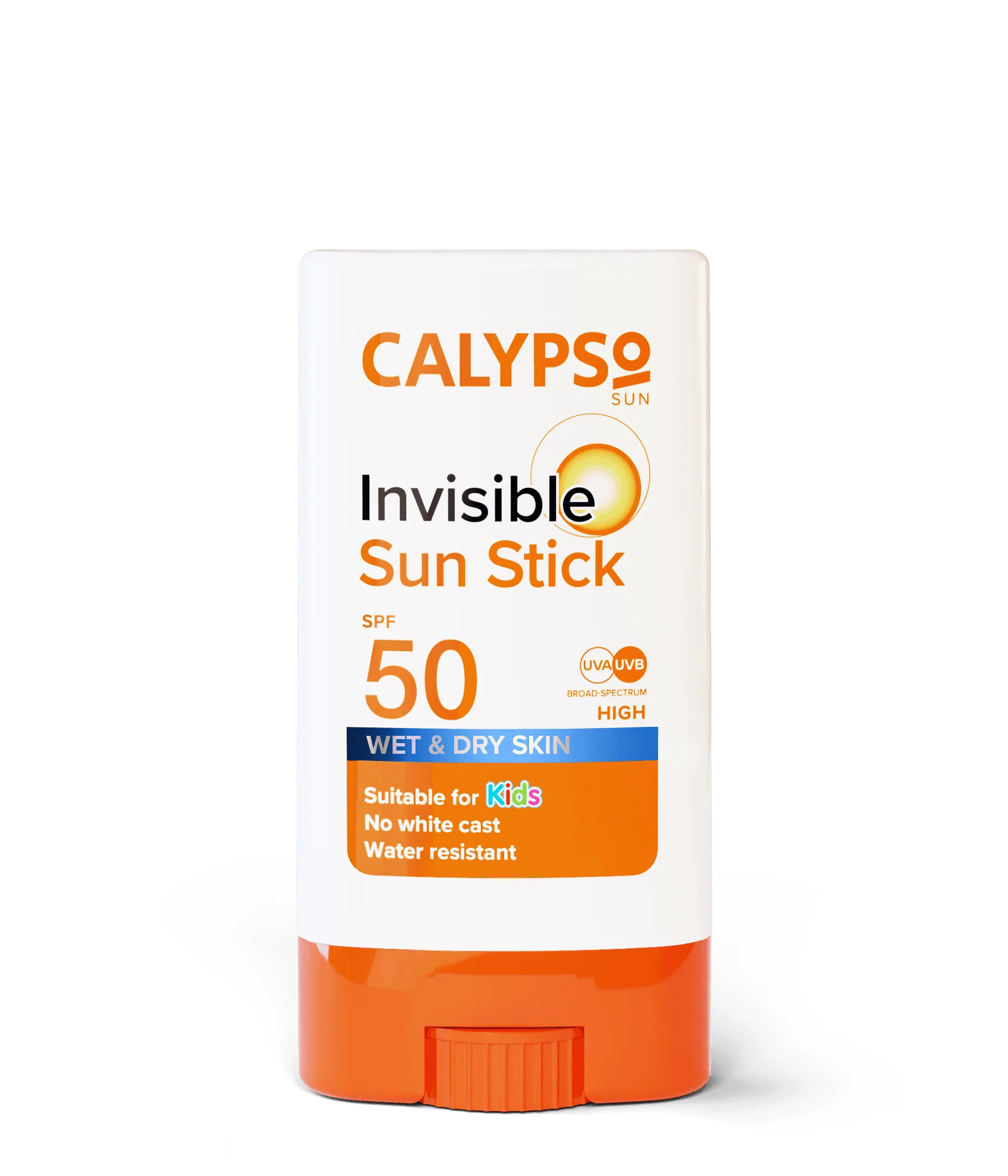 Calypso Invisible Sun Stick Wet & Dry Skin SPF50