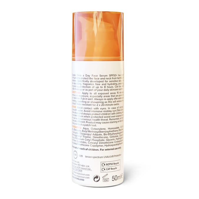 Calypso Once A Day Face Serum - Spf50 - 50ml - Image 4
