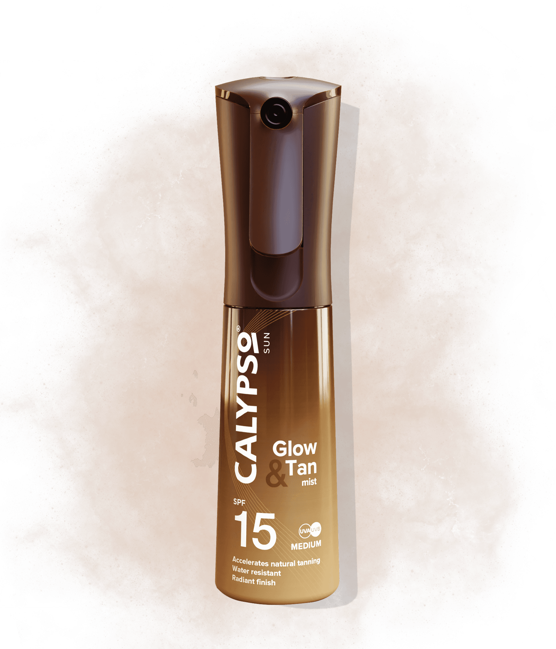 Calypso Glow & Tan Mist SPF15 / SPF30 100ml - Radiant Tanning Spray With UVA/UVB Protection, Quick Dry & Non-Greasy - Image 7