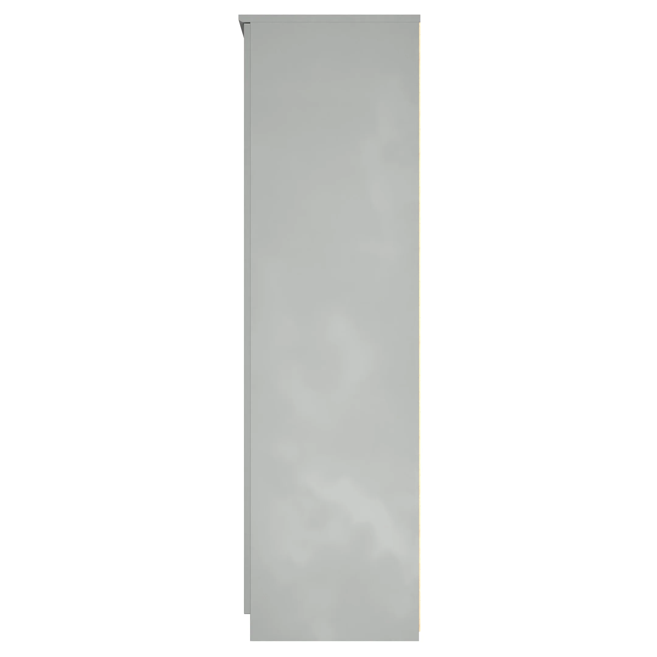 Camden 2 Door Wardrobe in Grey Gloss & Dusk Grey - Ready Assembled - Image 3