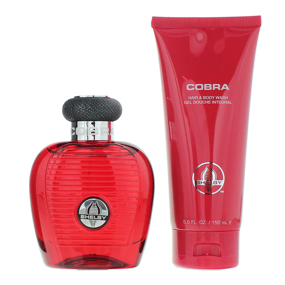 Carroll Shelby Red Cobra 2 Piece Gift Set: EDT 100ml - HBW 150ml - Image 2