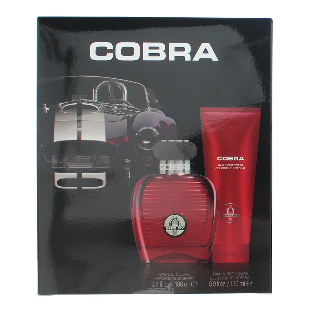 Carroll Shelby Red Cobra 2 Piece Gift Set: EDT 100ml - HBW 150ml - Image 3