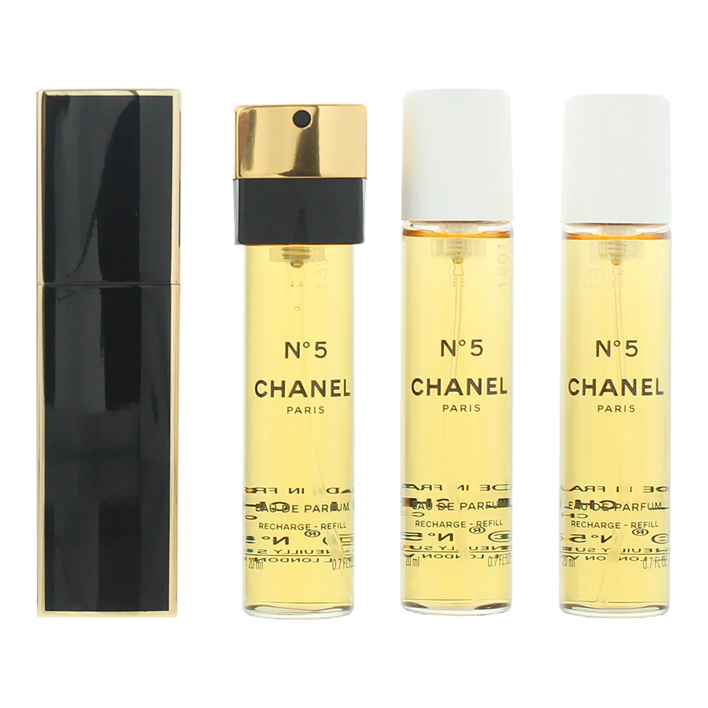 Chanel No. 5 Twist & Spray Eau De Parfum 3 X 20ml - Image 2