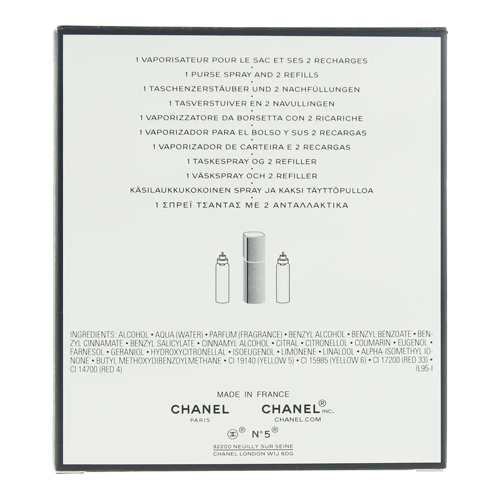 Chanel No. 5 Twist & Spray Eau De Parfum 3 X 20ml - Image 3