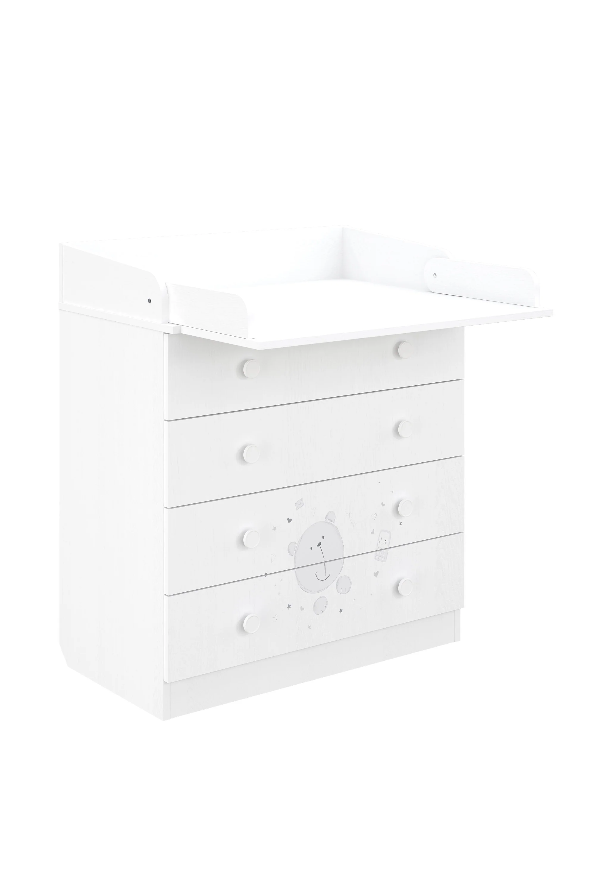 Changing Dresser 800 Shefa Kids, Teddy, White