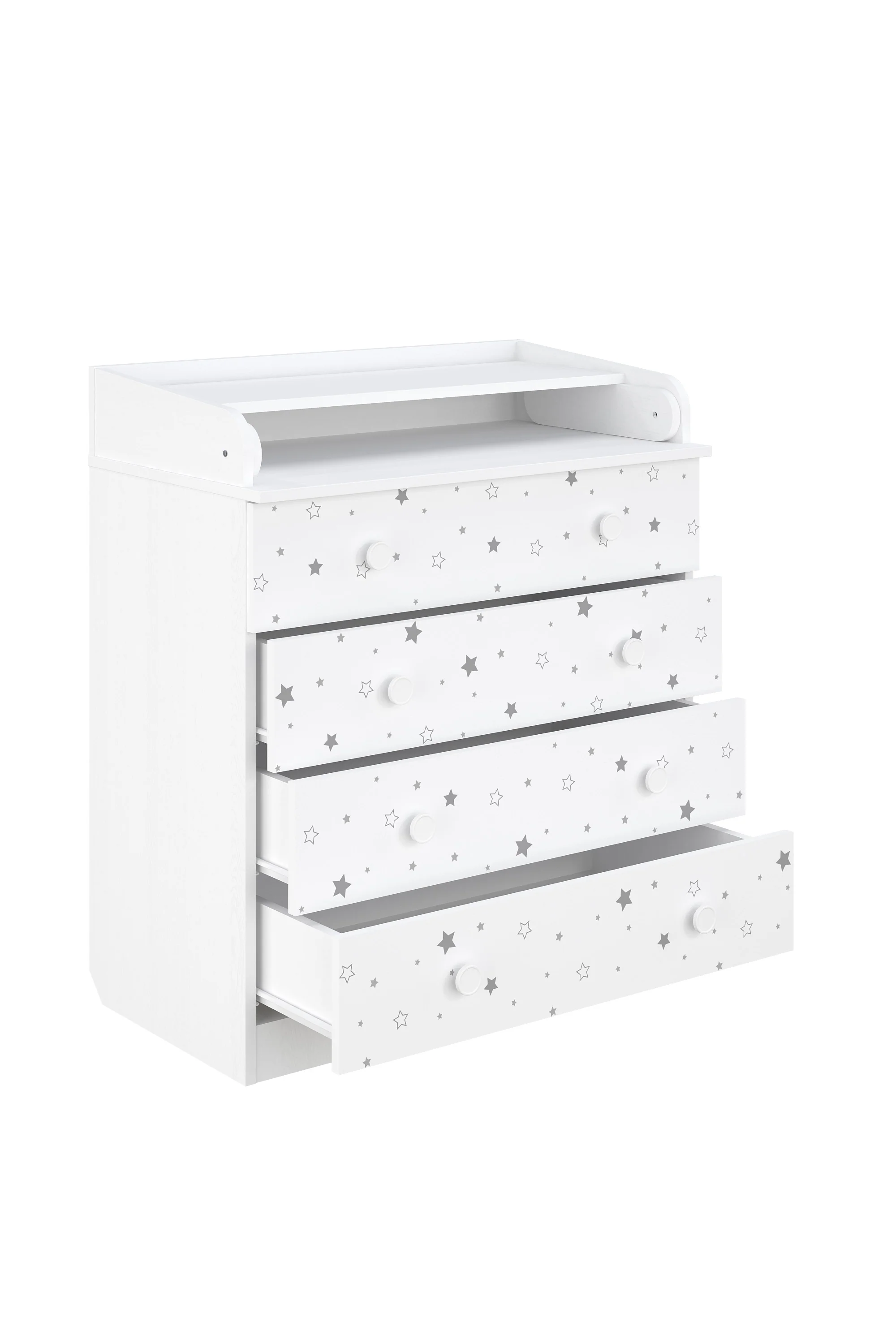 Changing dresser 800 Shefa Kids, white, Starlight - Image 3