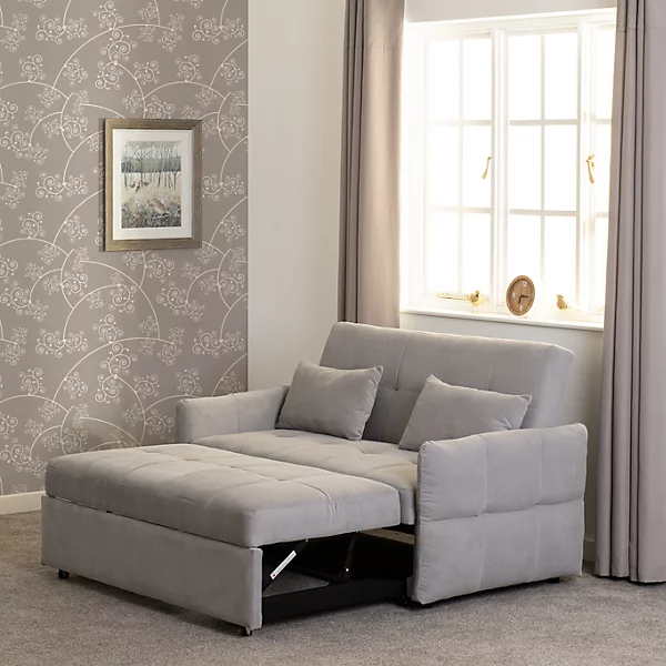 CHELSEA SOFA BED - SILVER GREY FABRIC - Image 7