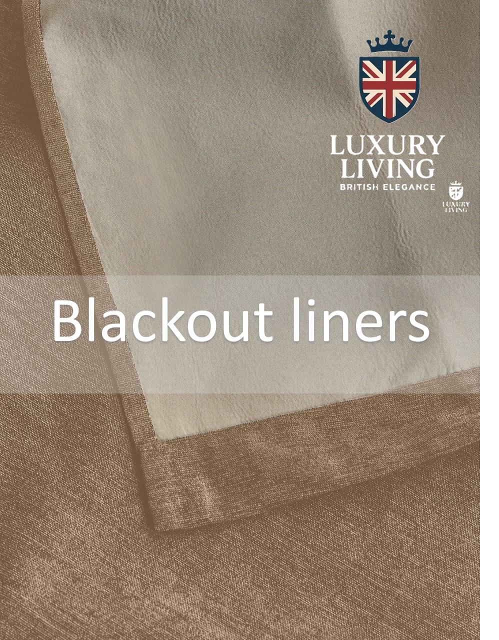 Chenille Blackout Taped Curtains Beige - Image 4