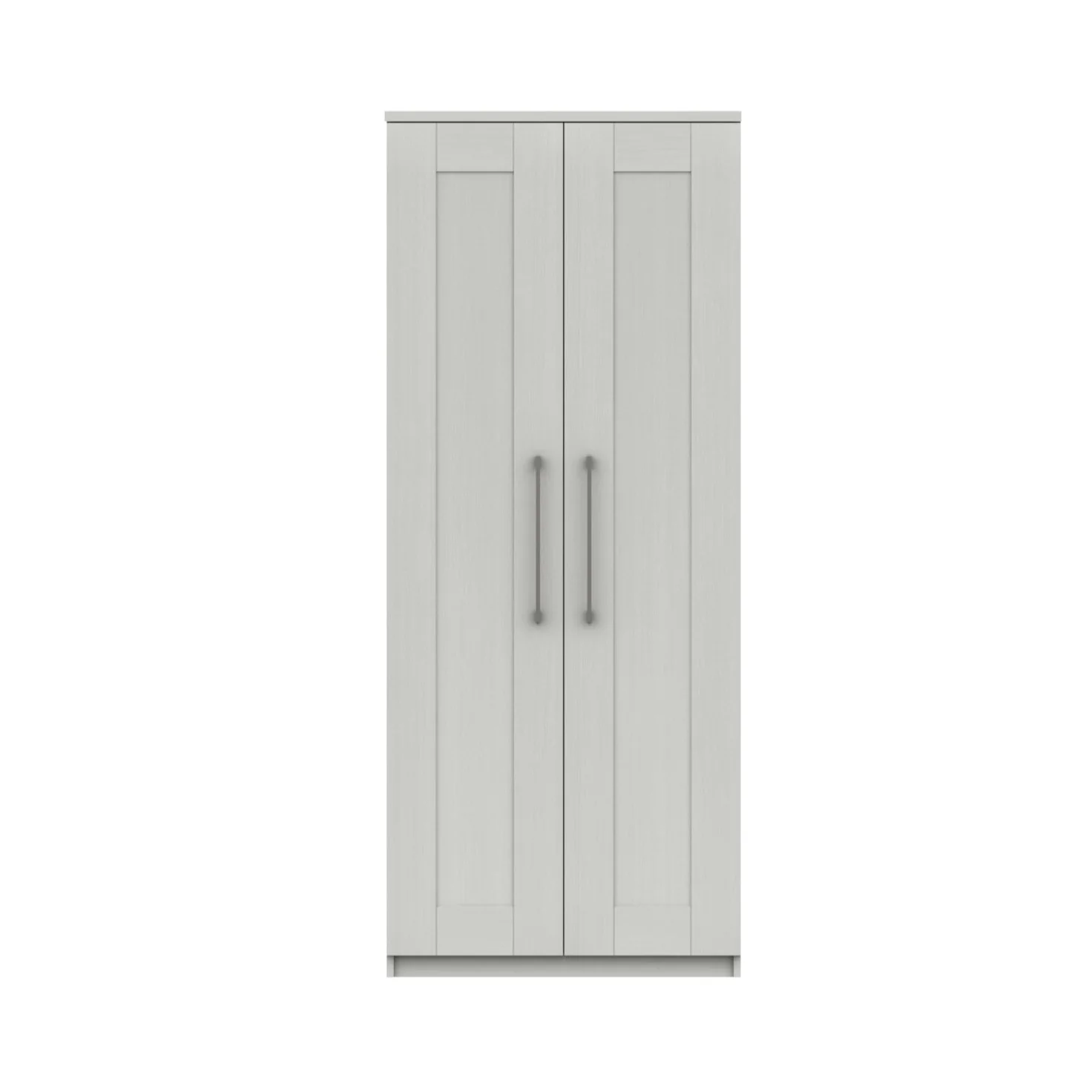 Chester Ready Assembled Wardrobe with 2 Doors - White - Image 4