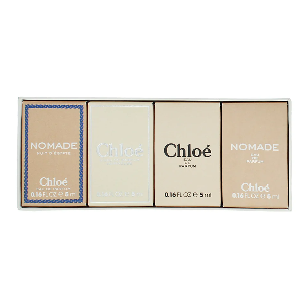 Chloe 4 Piece Gift Set: Nomade Eau De Toilette 5ml - Signature Eau De Toilette 5ml - Nomade Eau De Parfum 5ml, And Signature Eau De Parfum 5ml - Image 3