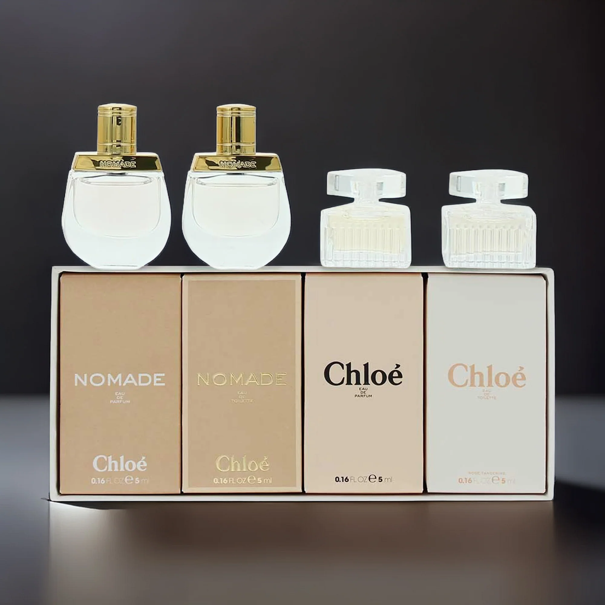 Chloé Mini 4 Piece Gift Set: Chloé Eau De Parfum 5ml - Nomade Eau De Parfum 5ml - Nomade Eau De Toilette 5ml - Rose Tangerine Eau De Toilette 5ml - Image 2