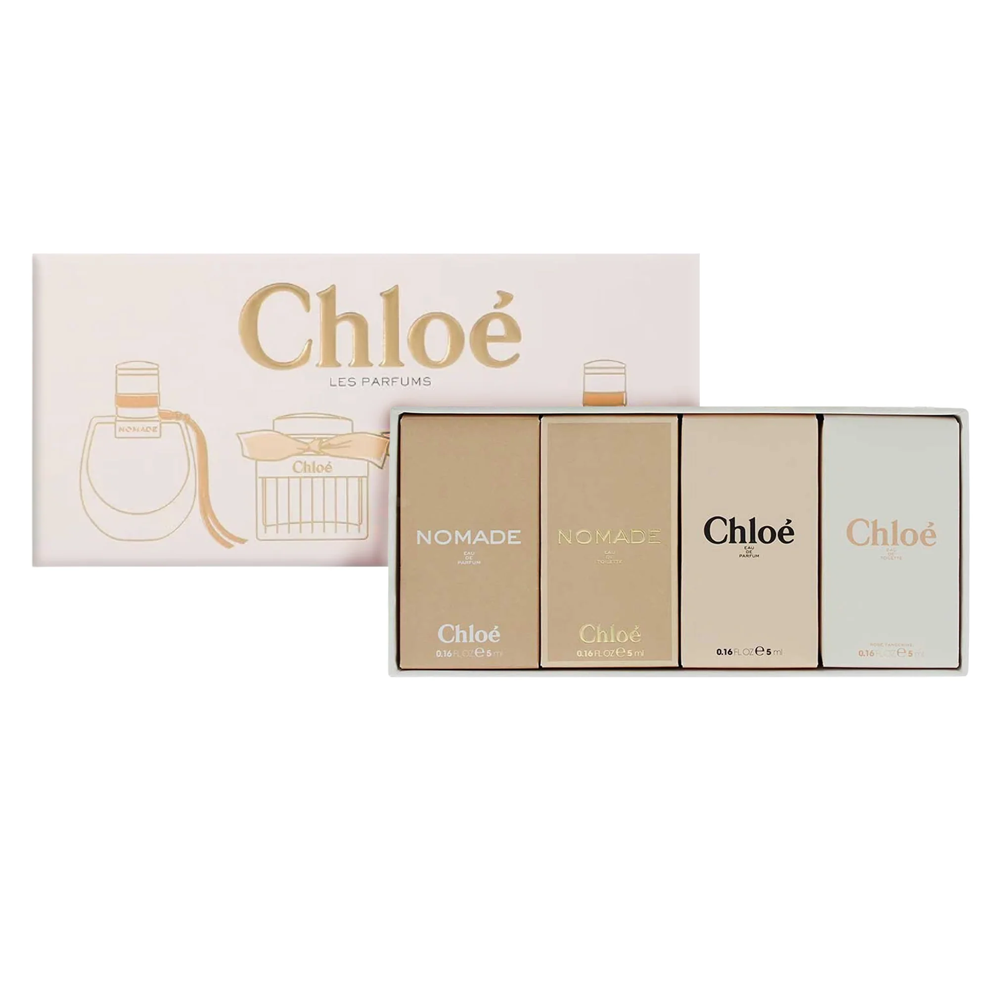 Chloé Mini 4 Piece Gift Set: Chloé Eau De Parfum 5ml - Nomade Eau De Parfum 5ml - Nomade Eau De Toilette 5ml - Rose Tangerine Eau De Toilette 5ml - Image 4