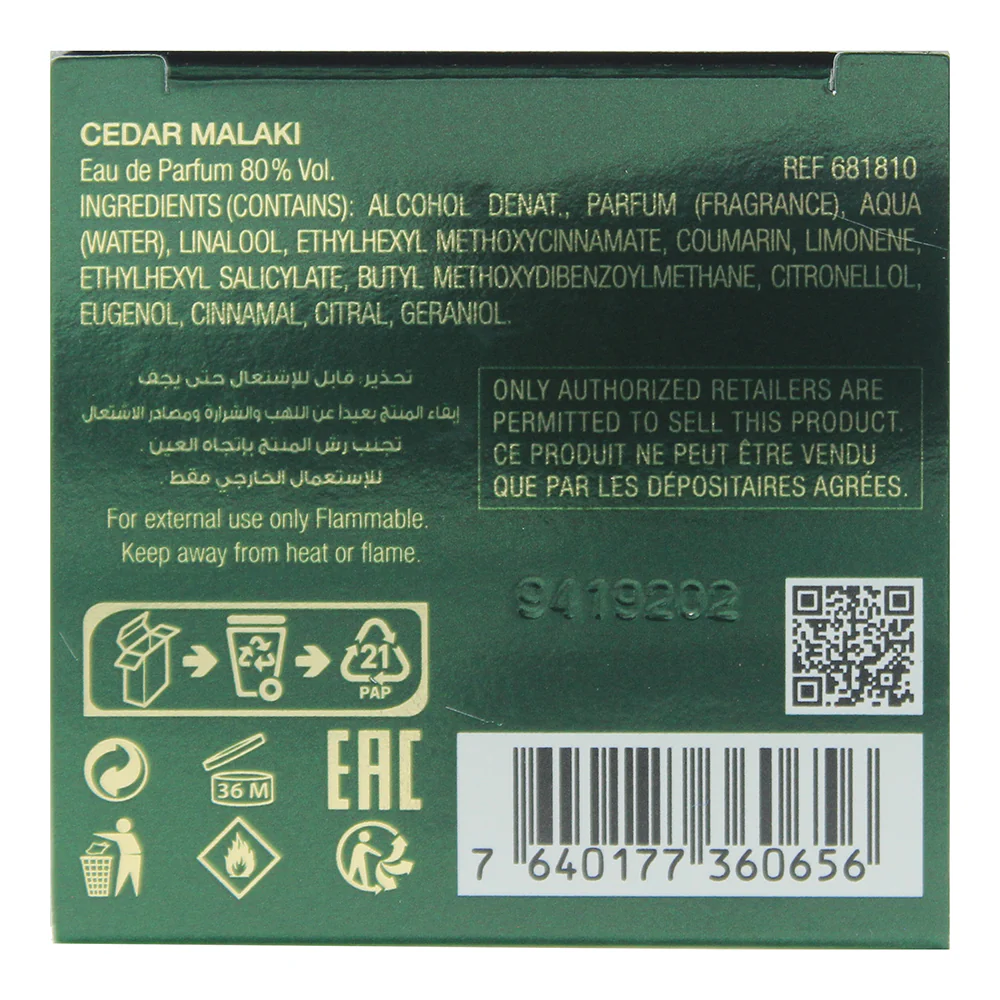 Chopard Cedar Malaki Eau de Parfum 80ml - Image 2