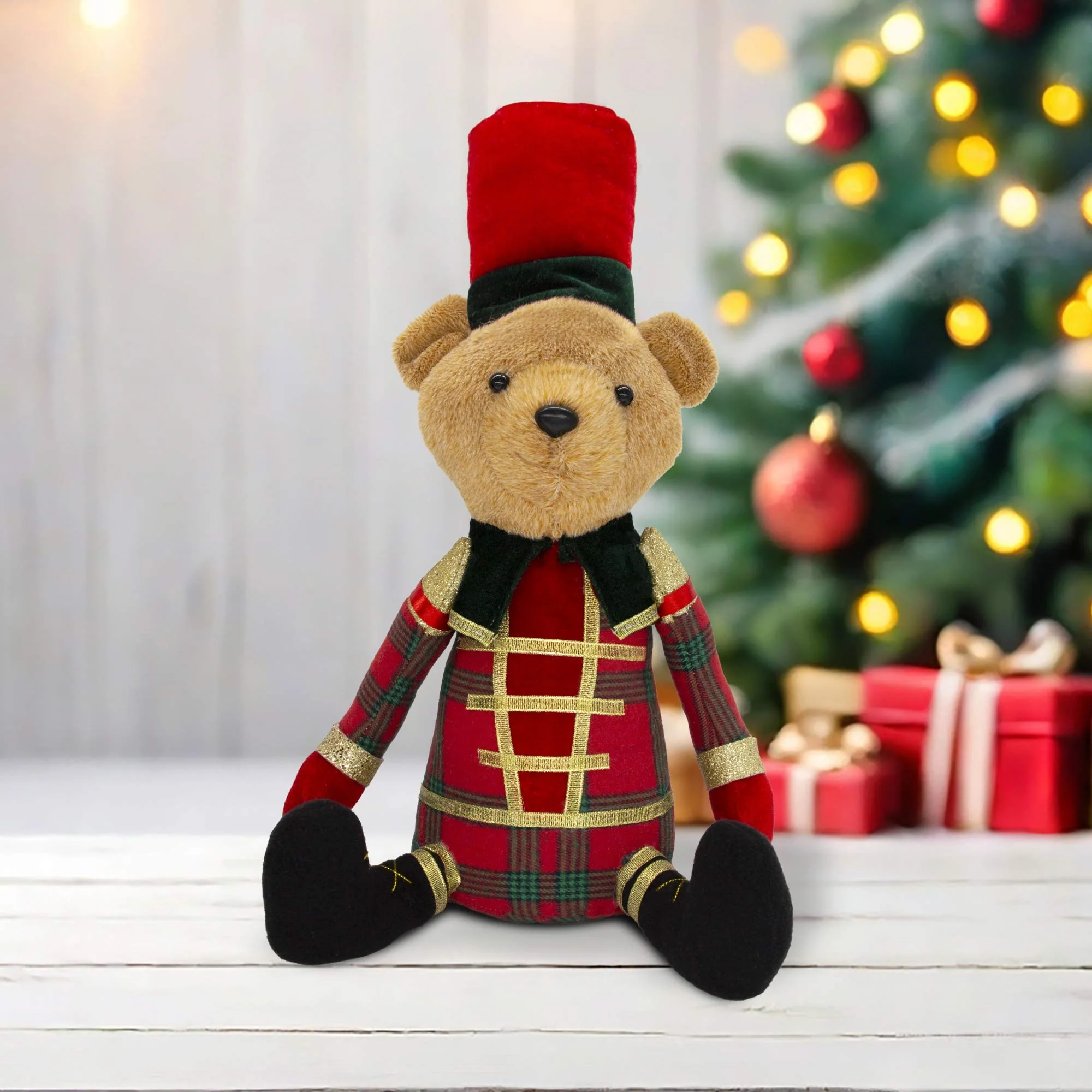 Christmas Nutcracker Bear - Sitting - Image 2