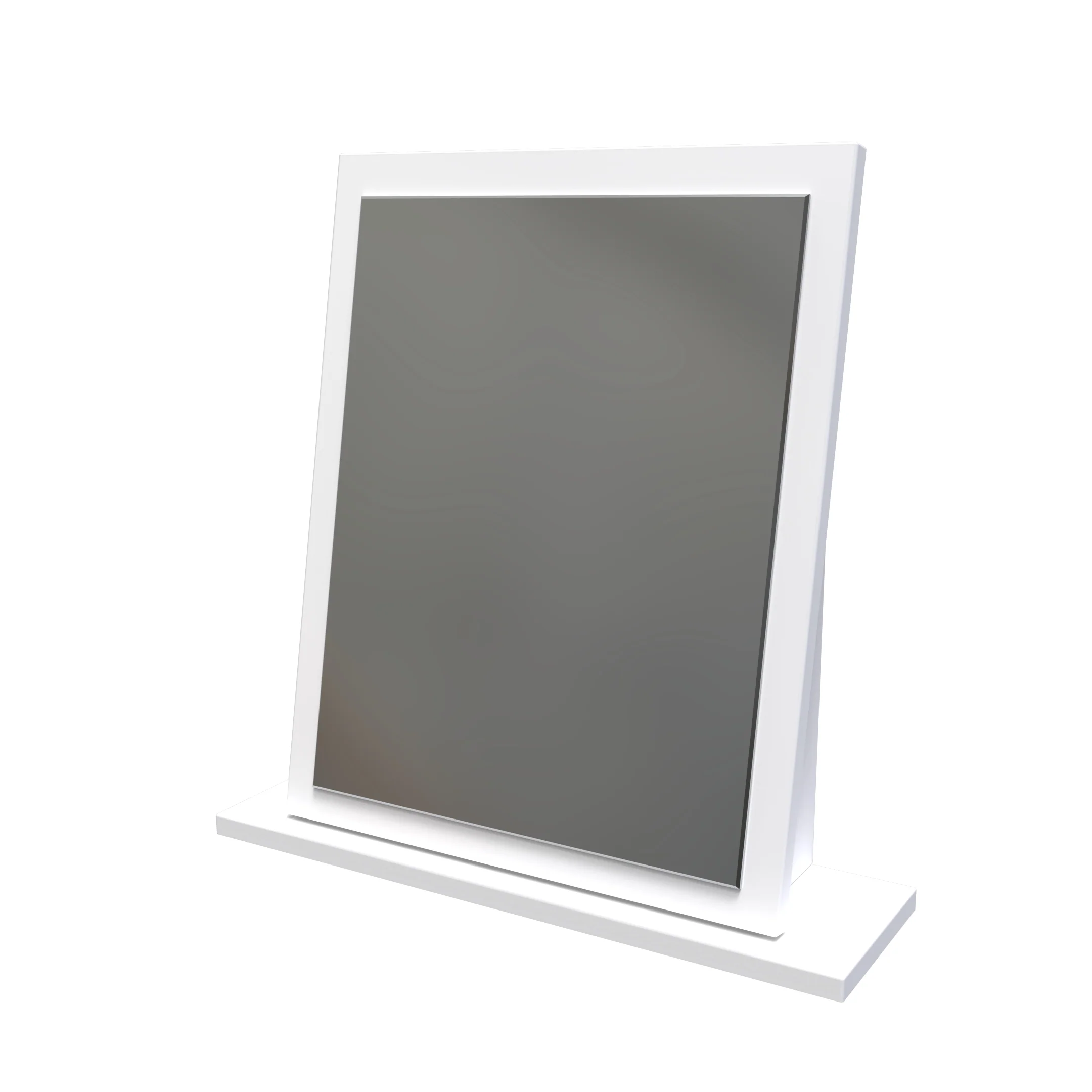 Clarence Ready Assembled Mirror in White Gloss & White - Image 3