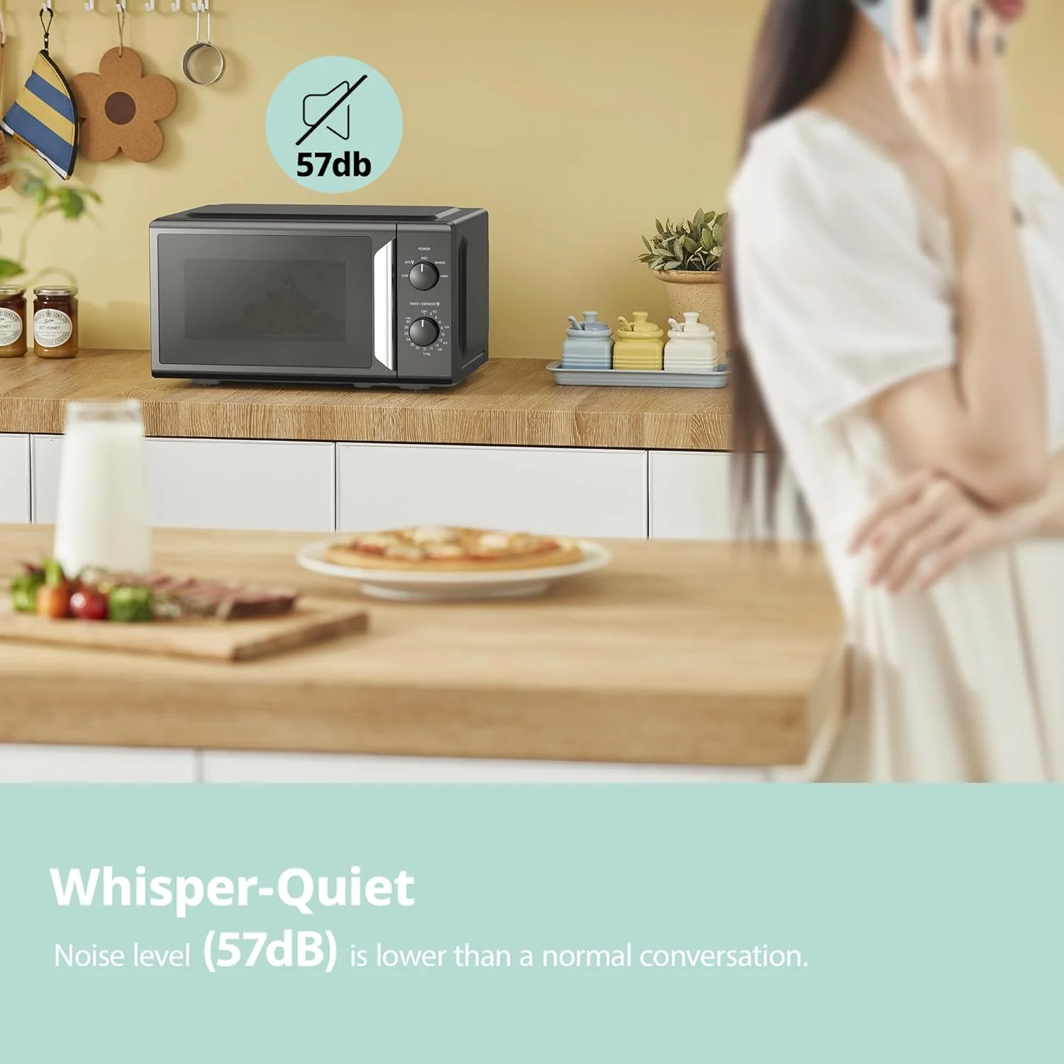 Comfee 19L 5-level Power Kitchen Manual Microwave - Image 9