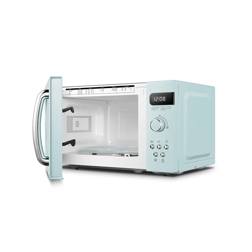 Comfee 800W 20L Retro Microwave Oven with LED Display