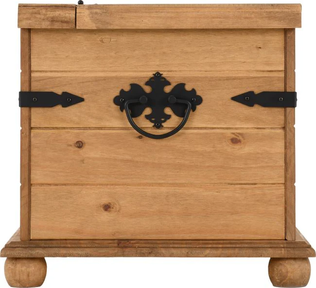 CORONA SINGLE STORAGE CHEST - DISTRESSED WAXED PINE - Image 4